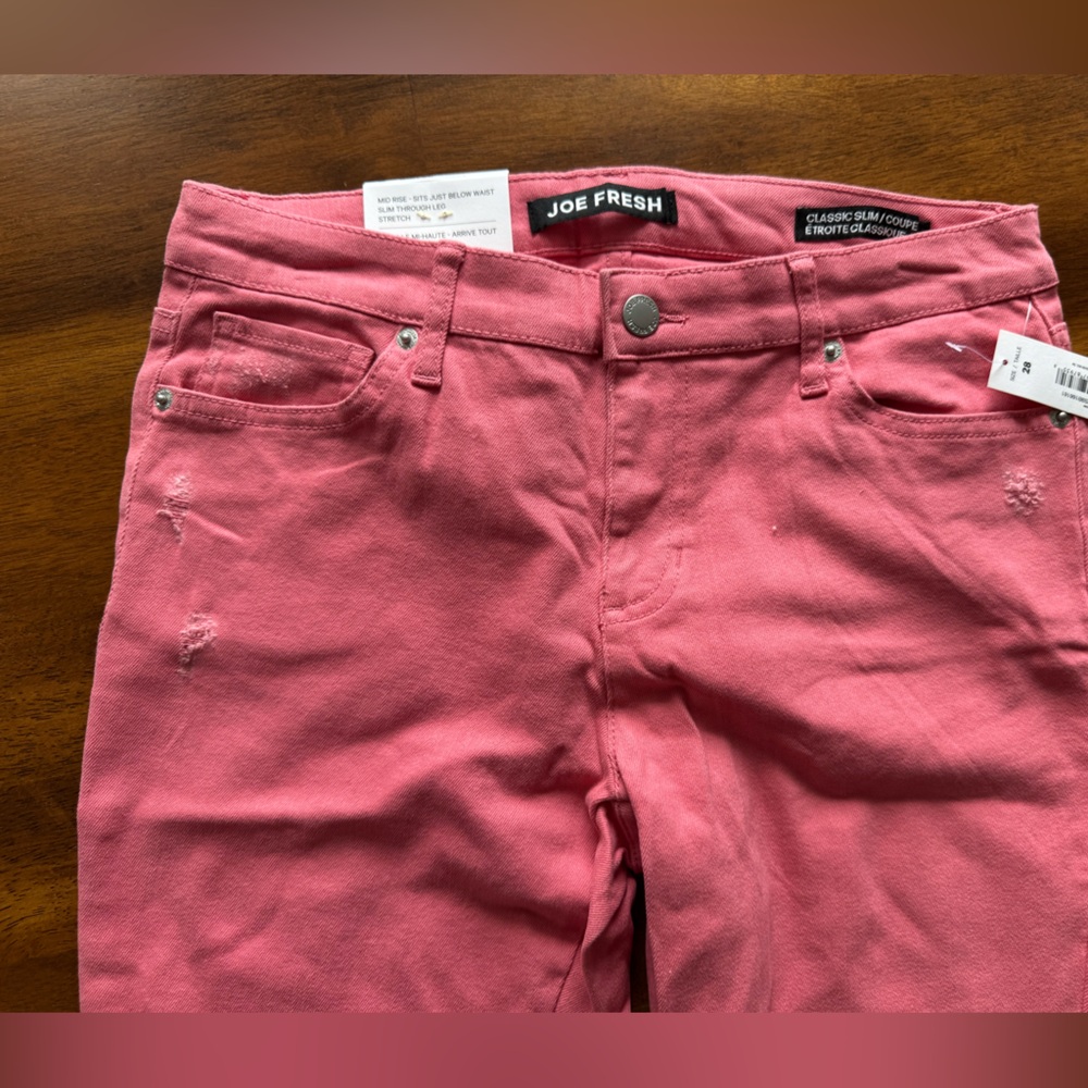 Joe Fresh Pink Jeans Casual Bottoms
